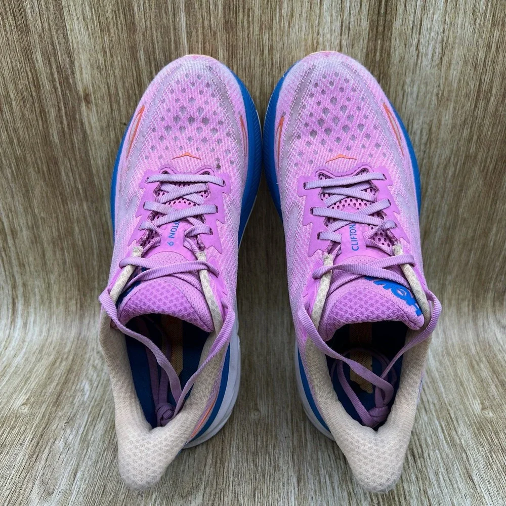 Hoka One One Clifton 9 Women's Size 8.5 Cyclamen Sweet Lilac Shoes 1127896 CSLC